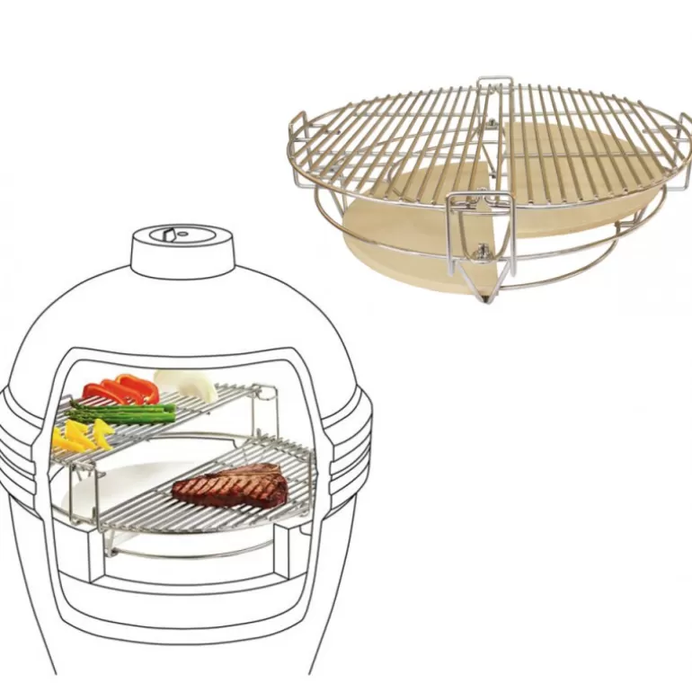 Grille Multi fonction pour Kamado Hibachi 24 Diam 52<Meubles Moss Flash Sale