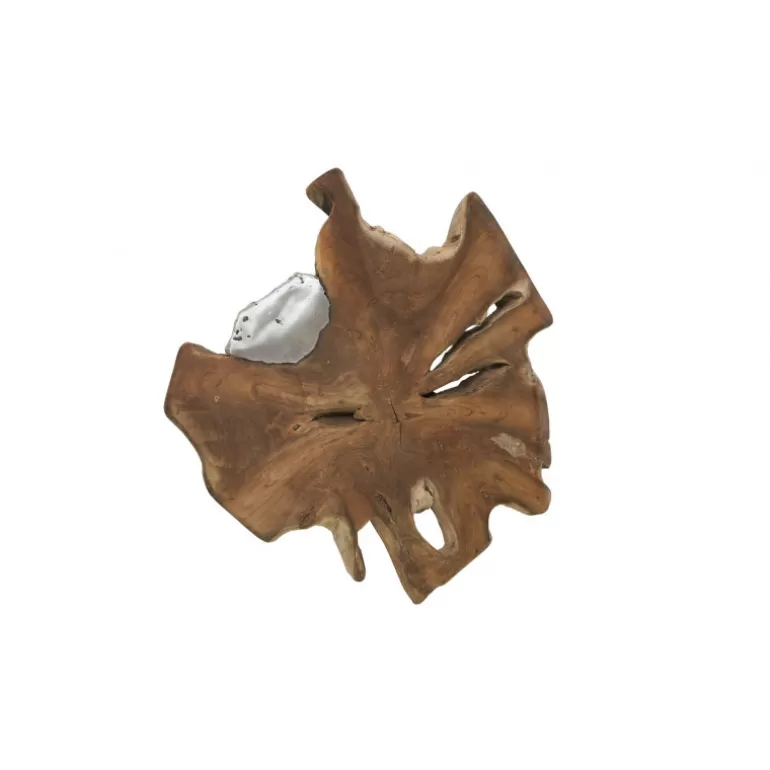 Guéridon en bois massif pieds métal diamètre 50- Bali<Meubles Moss Sale