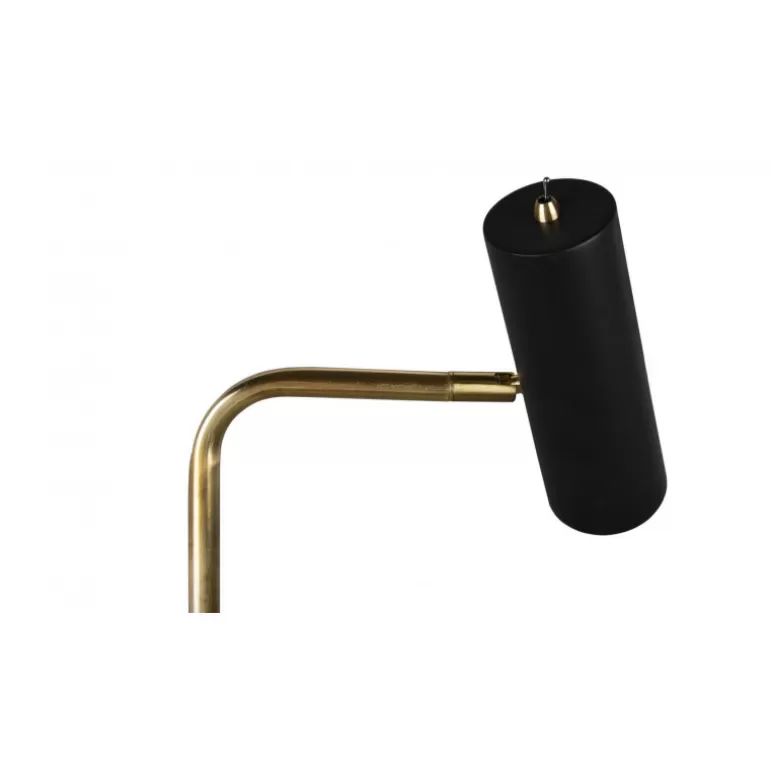 Lampadaire design en métal laiton mat - Marley<Meubles Moss Online