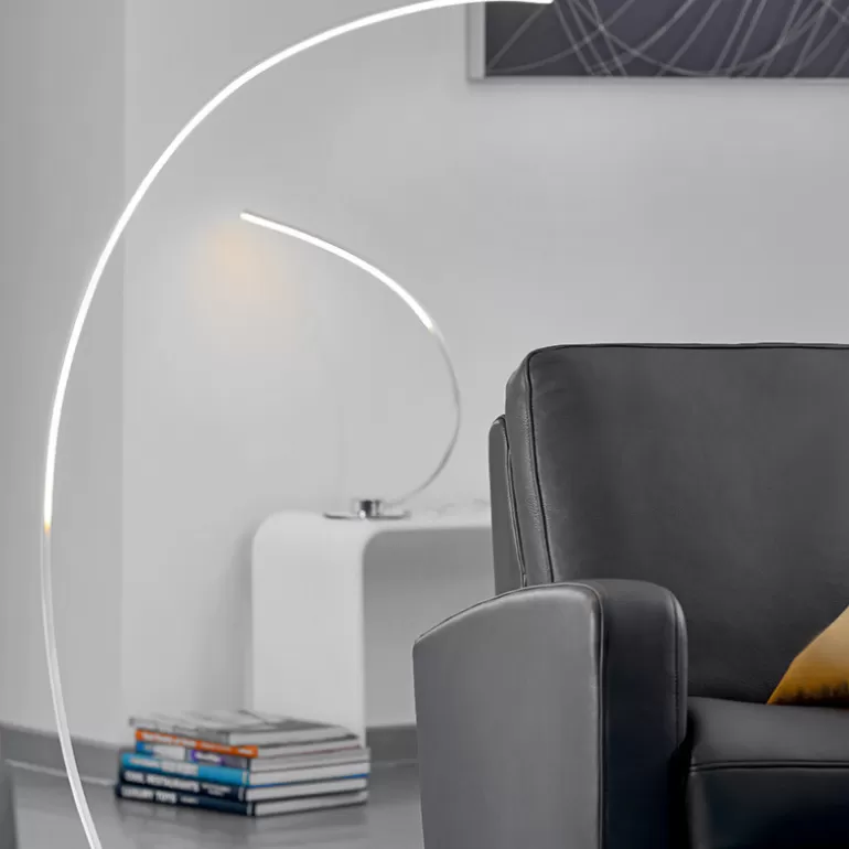 Lampadaire Led aluminium design Sompex - Curveled<Meubles Moss Sale