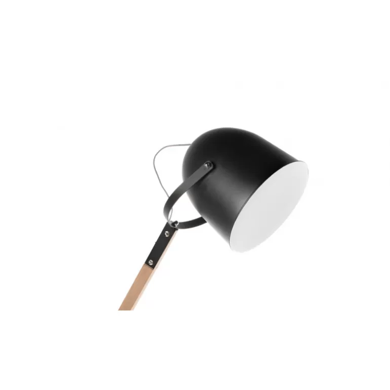 Lampadaire style industriel métal noir - Sortland<Meubles Moss Hot
