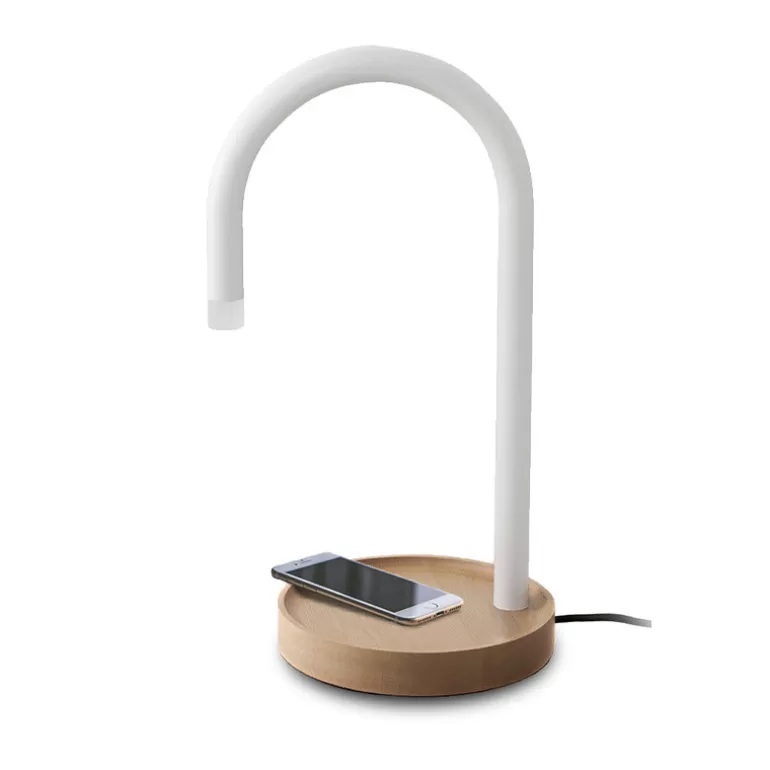Lampe Led de chevet avec chargeur induction - Oslom<Meubles Moss Shop