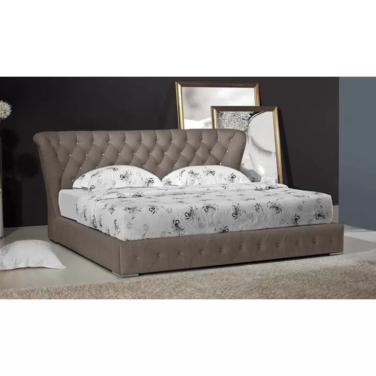 Lit baroque en tissu capitonné - Sonno<Meubles Moss Best Sale