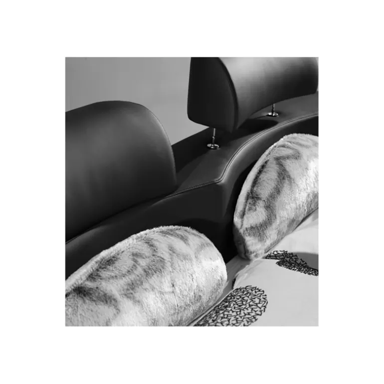 Lit design simili cuir - Bianco<Meubles Moss Outlet