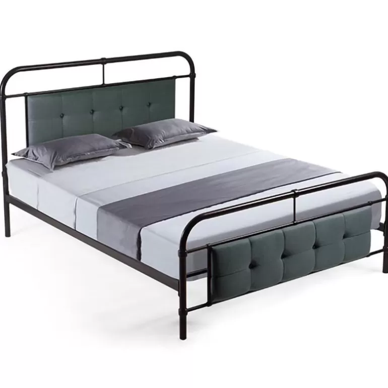 Lit en fer forgé style industriel 160 x 200 - Atlantic<Meubles Moss Clearance