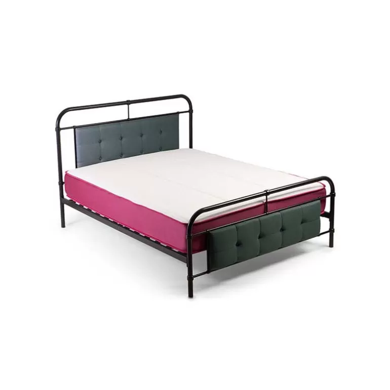 Lit en fer forgé style industriel 160 x 200 - Atlantic<Meubles Moss Clearance