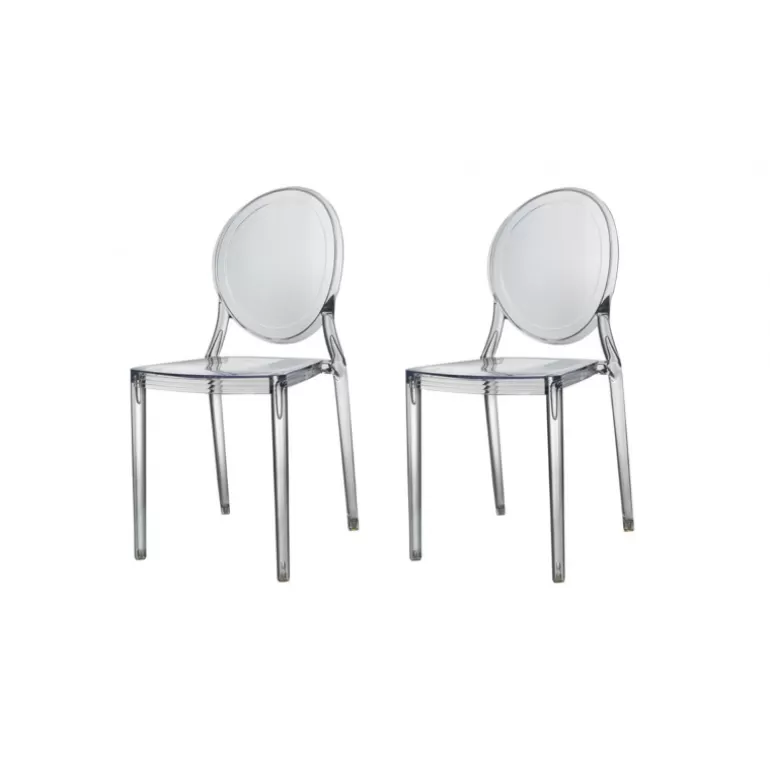 Lot de 2 chaises e intérieur/exterieur - Magwa<Meubles Moss Flash Sale