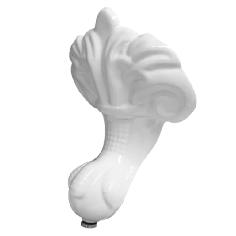 Mariella - Lot de 4 Pieds Blanc<Meubles Moss Shop