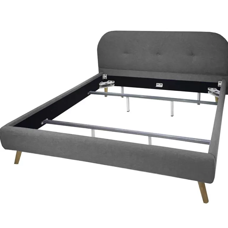 Mariyas - Lit scandinave tissu design<Meubles Moss Online