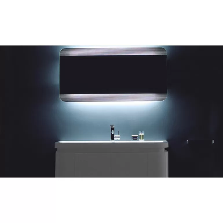 Meuble de salle de bain et miroir lumineux - Cacciari 120cm<Meubles Moss Cheap