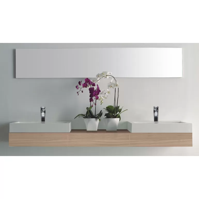 Meuble salle de bain double vasque - Belladonna 225cm<Meubles Moss Cheap