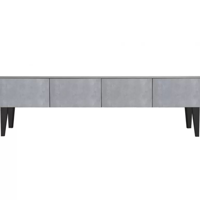 Meuble TV 4 portes design suspendu ou sur pieds - Alex 200cm<Meubles Moss Cheap