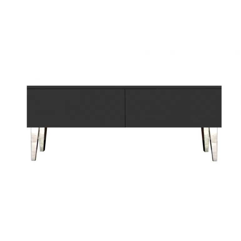 Meuble TV 2 tiroirs design mat suspendu ou sur pieds - Alex 140cm<Meubles Moss Best