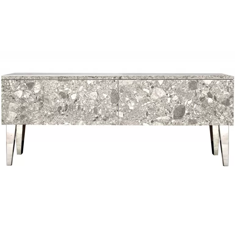 Meuble TV 2 tiroirs design suspendu ou sur pieds - Alex 140cm<Meubles Moss Clearance