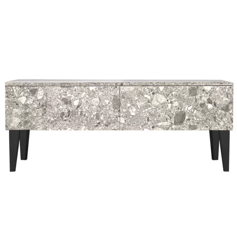 Meuble TV 2 tiroirs design suspendu ou sur pieds - Alex 140cm<Meubles Moss Clearance