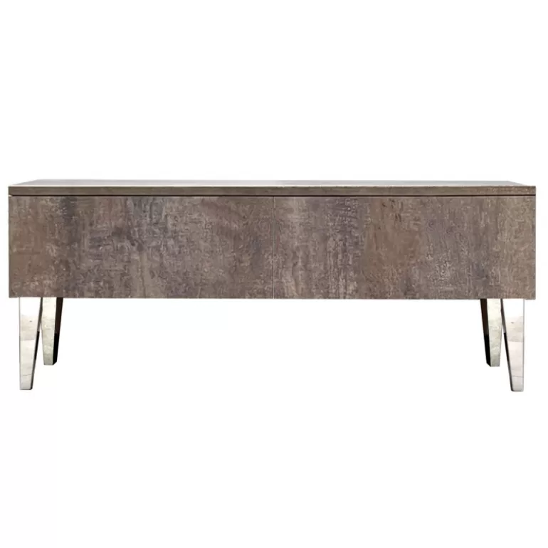 Meuble TV 2 tiroirs design suspendu ou sur pieds - Alex 140cm<Meubles Moss Hot