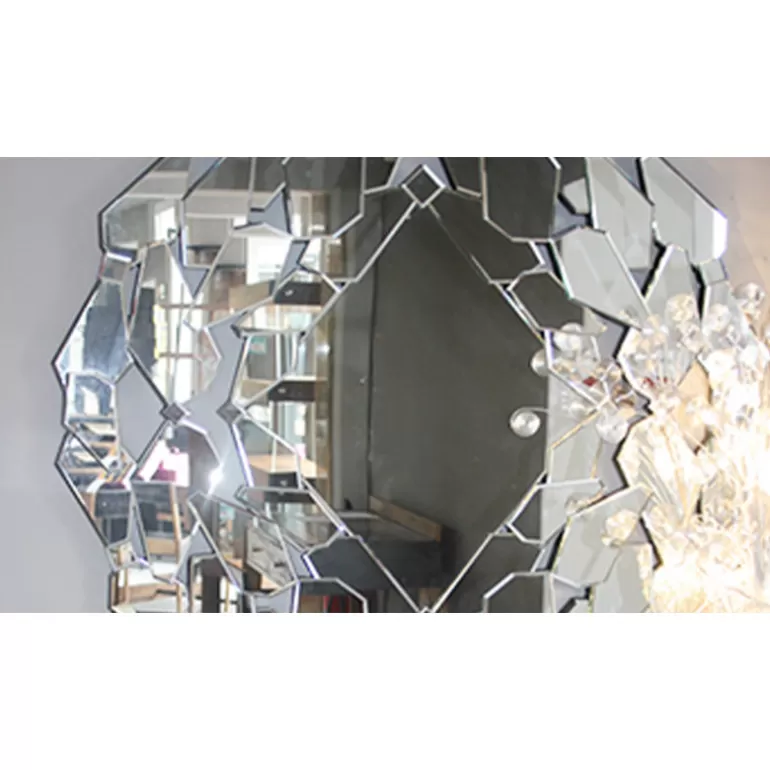 Miroir design multifacettes - Oruro 100cm<Meubles Moss Discount