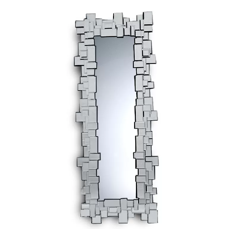 Miroir long au cadre multifacettes - Otavalo H154<Meubles Moss Outlet
