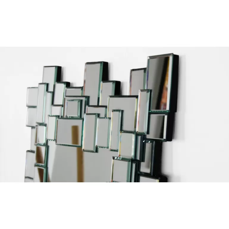 Miroir long au cadre multifacettes - Otavalo H154<Meubles Moss Outlet