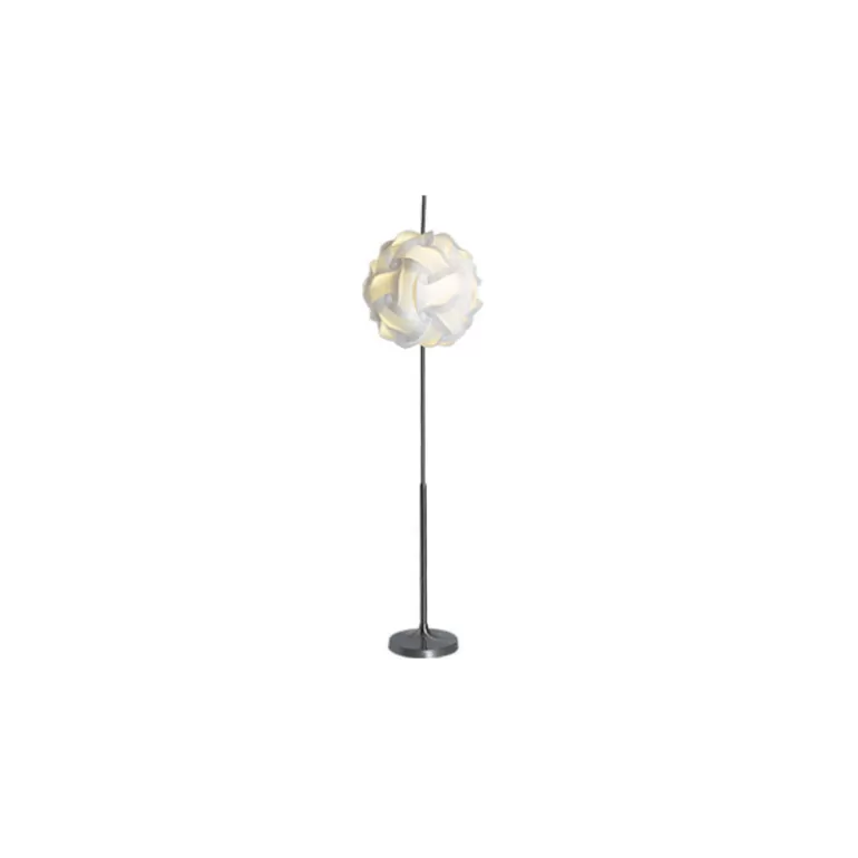 Oxys - Luminaire design sur pied en métal brossé<Meubles Moss Shop