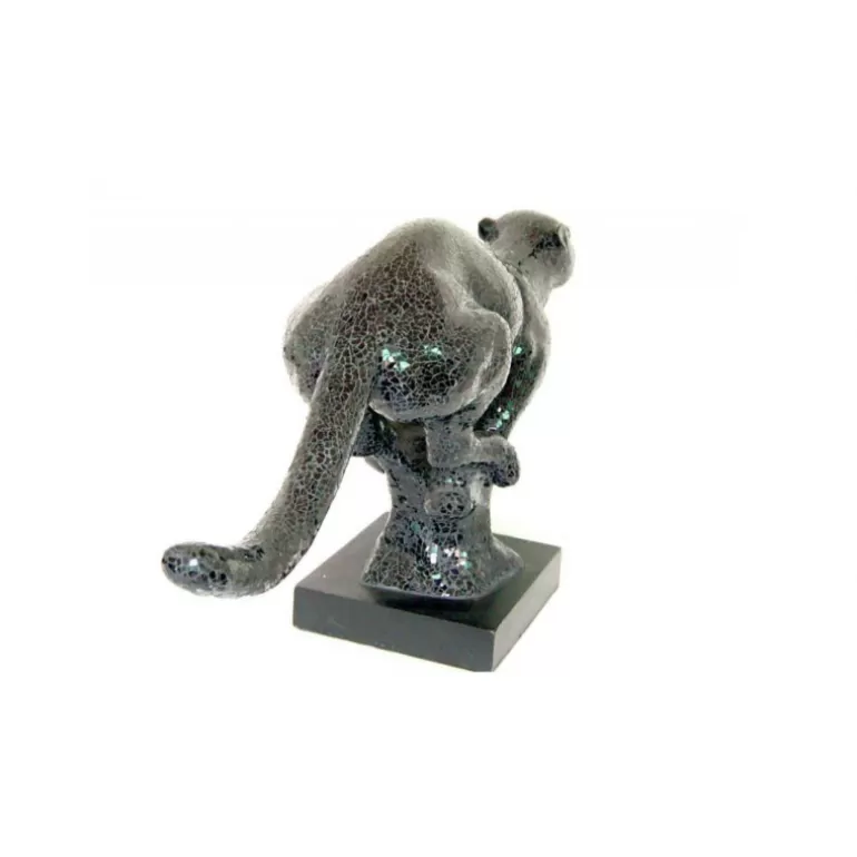 Panther - Statue résine noire<Meubles Moss Outlet