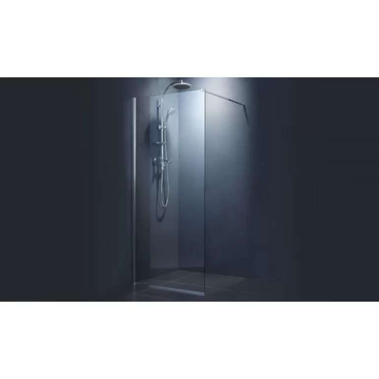 Paroi de douche 120 cm réglable en largeur - Luna<Meubles Moss Outlet
