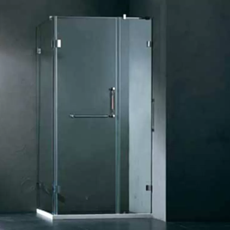 Paroi de douche en verre 100x80 cm angle droit - Cleo<Meubles Moss Shop