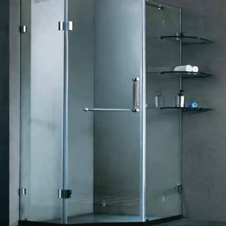 Paroi de douche pour angle de salle de bain - Mimma<Meubles Moss Discount