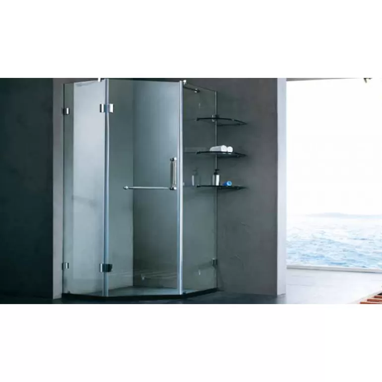 Paroi de douche pour angle de salle de bain - Mimma<Meubles Moss Discount