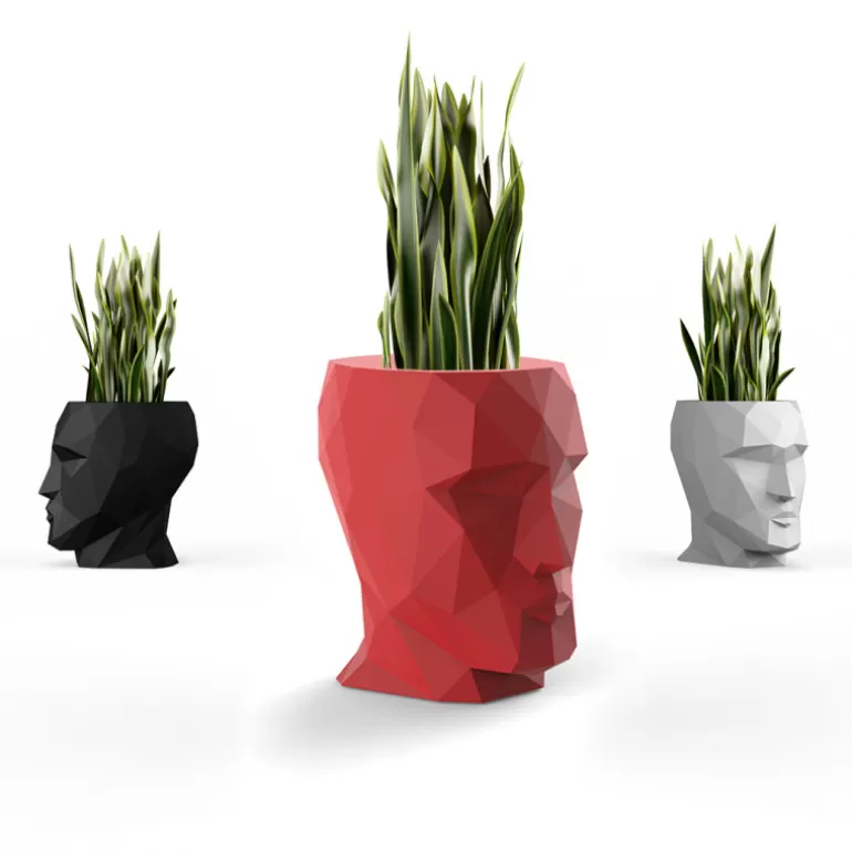 Pot de fleur contemporain en polyéthylène design Vondom - Adan 100 cm<Meubles Moss Sale