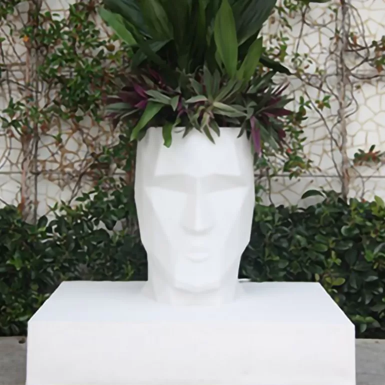 Pot de fleur contemporain en polyéthylène design Vondom - Adan 100 cm<Meubles Moss Best Sale
