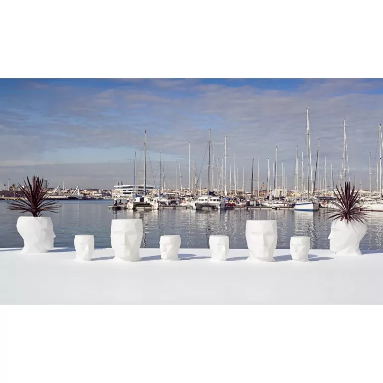 Pot de fleur contemporain en polyéthylène design Vondom - Adan 100 cm<Meubles Moss Best Sale