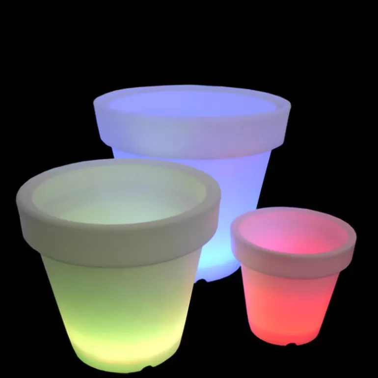 Pot lumineux extérieur à LED<Meubles Moss Discount
