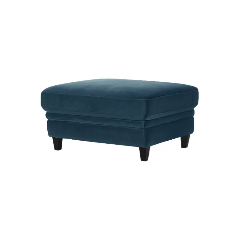 Pouf chesterfield en velours - Borrello<Meubles Moss Best