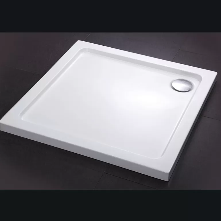 Receveur de douche carré extra plat 80 x 80 cm - Telica<Meubles Moss Outlet