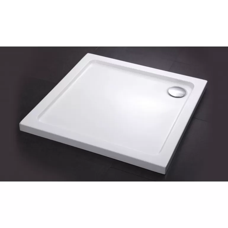 Receveur de douche carré extra plat 80 x 80 cm - Telica<Meubles Moss Outlet