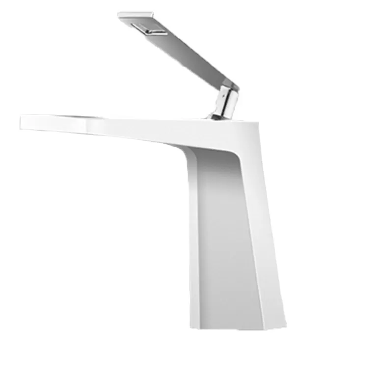 Robinet Blanc pour meuble de salle de bain - Floy<Meubles Moss Shop