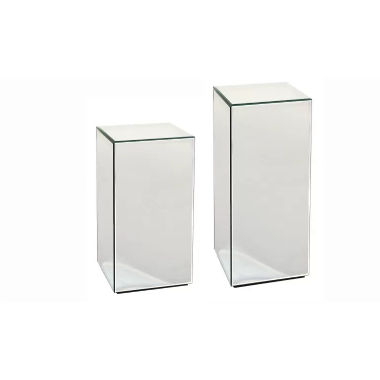 Socle en miroir design - Reflect - disponible en 2 tailles<Meubles Moss Store