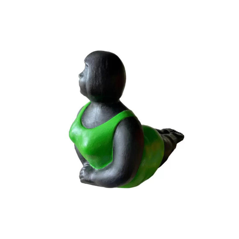 Statue femme ronde contemporaine 60 cm - Danseuse sur le ventre<Meubles Moss Best