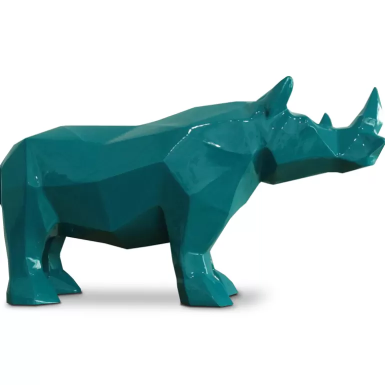 Statue rhinocéros en résine intérieure/extérieure - Rhinogami<Meubles Moss Online