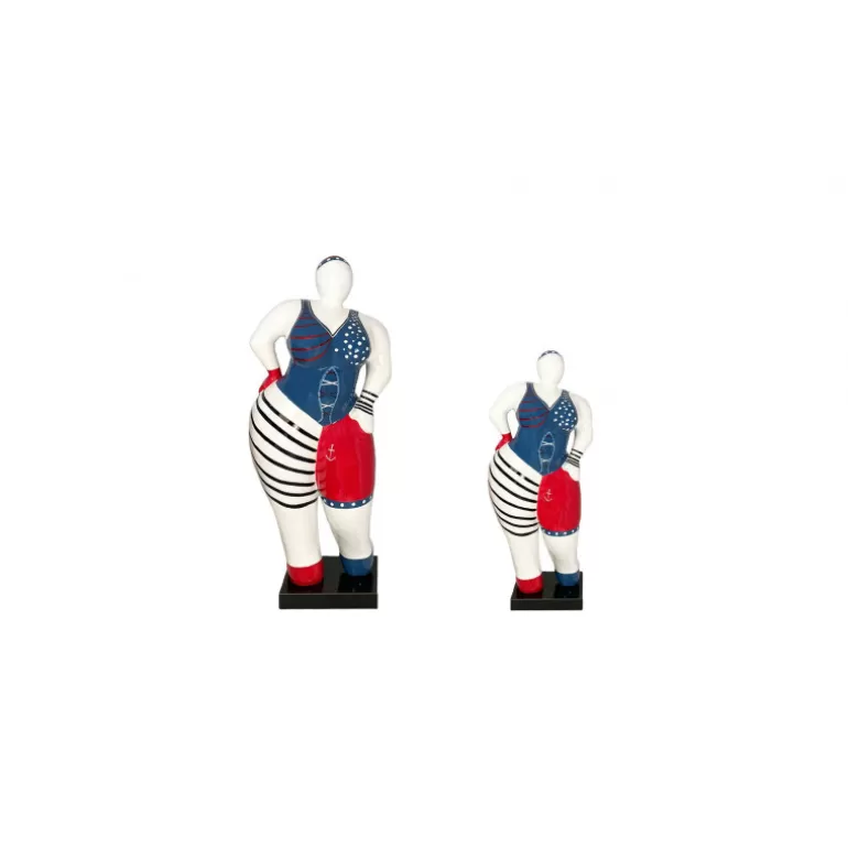 Statue ronde femme multicolore intérieure/extérieure- Sonia<Meubles Moss Cheap