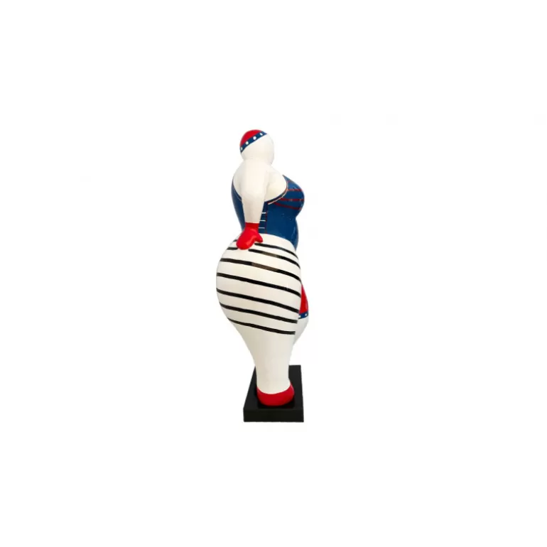 Statue ronde femme multicolore intérieure/extérieure- Sonia<Meubles Moss Cheap