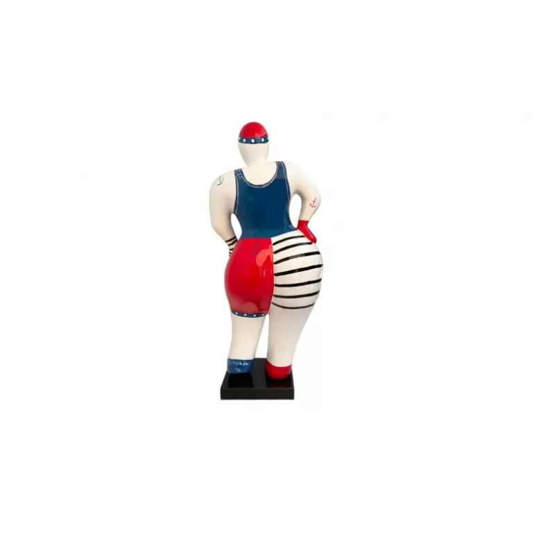 Statue ronde femme multicolore intérieure/extérieure- Sonia<Meubles Moss Cheap