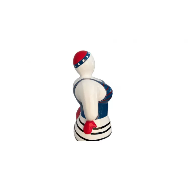 Statue ronde femme multicolore intérieure/extérieure- Sonia<Meubles Moss Cheap