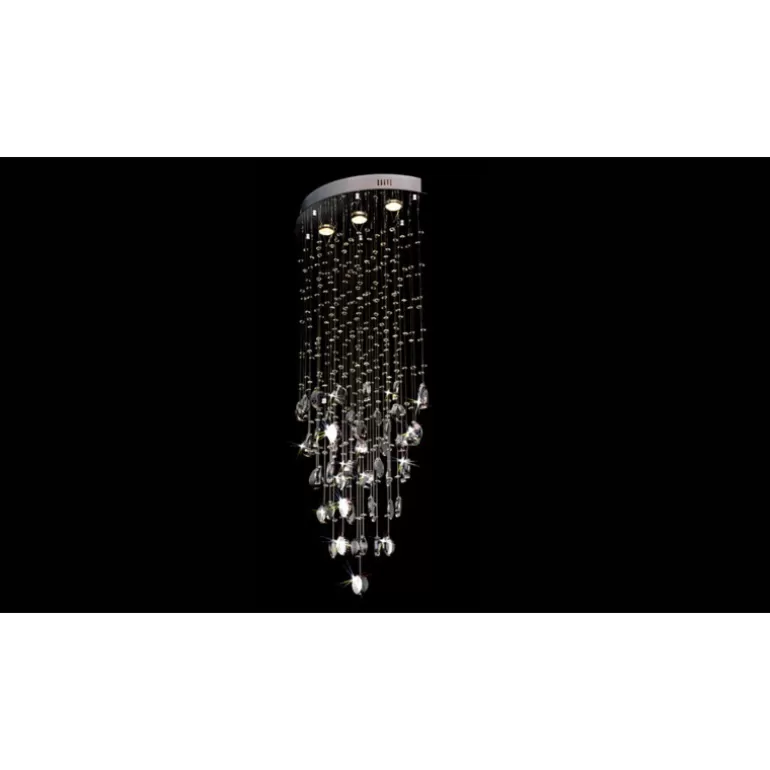 Suspension lustre pampilles - Stainless<Meubles Moss Cheap