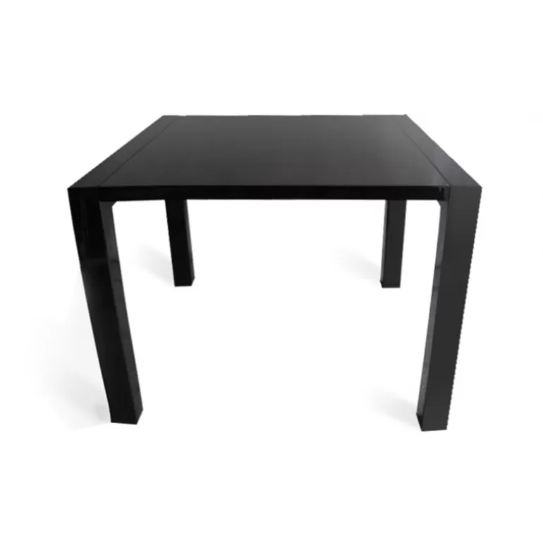 Table à manger haute extensible moderne et laquée - Kalis 140/200x140<Meubles Moss Best