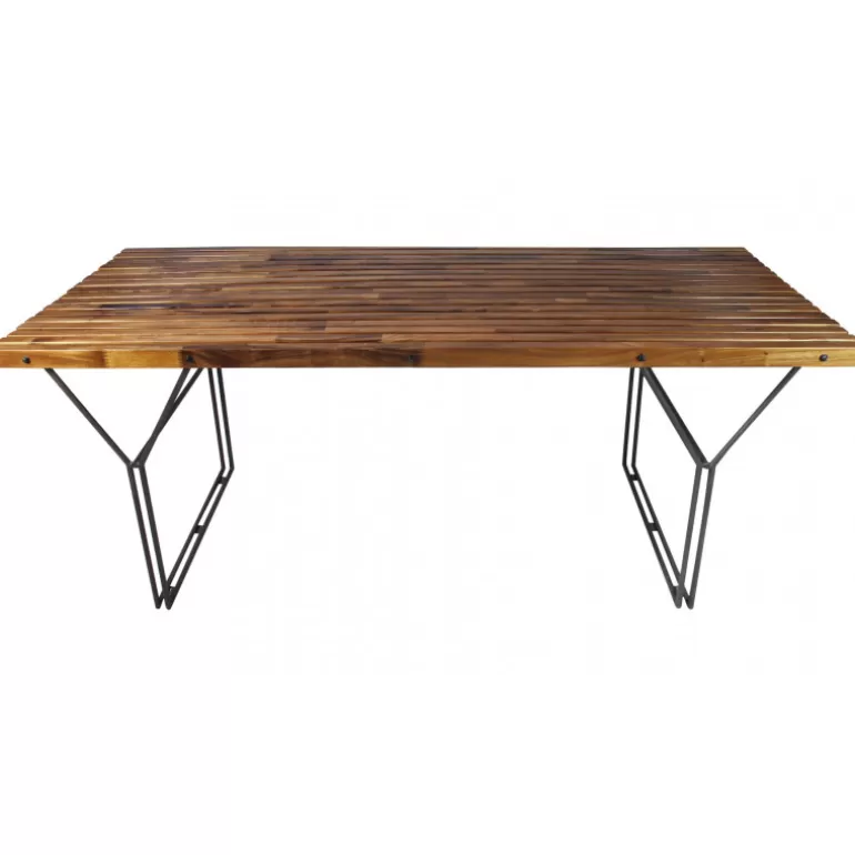 table à manger style industriel elise<Meubles Moss Outlet