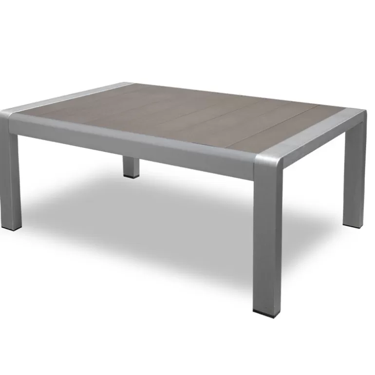 Table basse de jardin structure aluminium - Orolo<Meubles Moss Discount