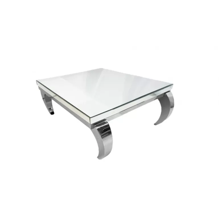 Table basse miroir carrée - Raven 110x110<Meubles Moss Flash Sale