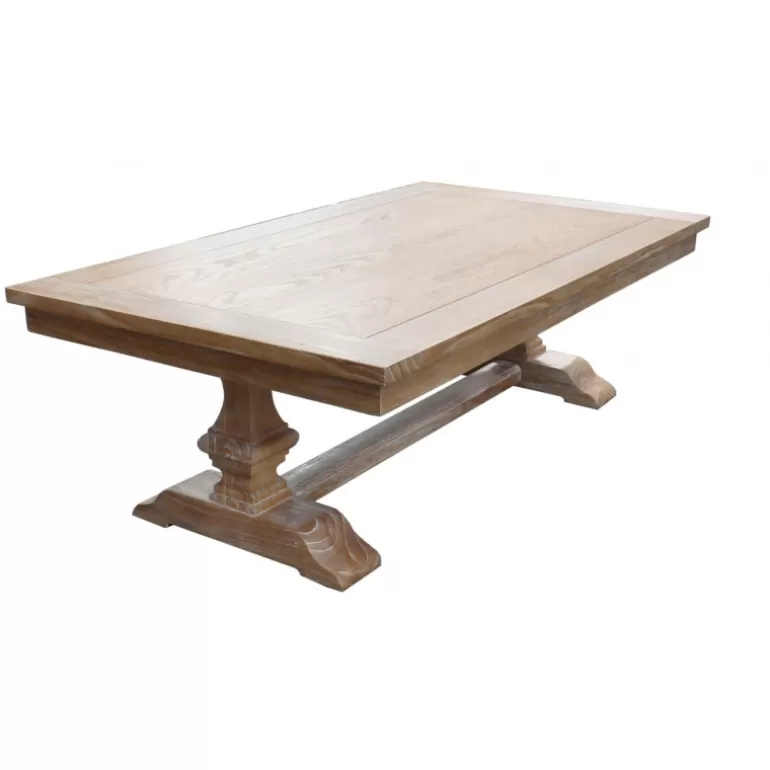Table basse monastère bois massif - Avignon 140x80<Meubles Moss Store